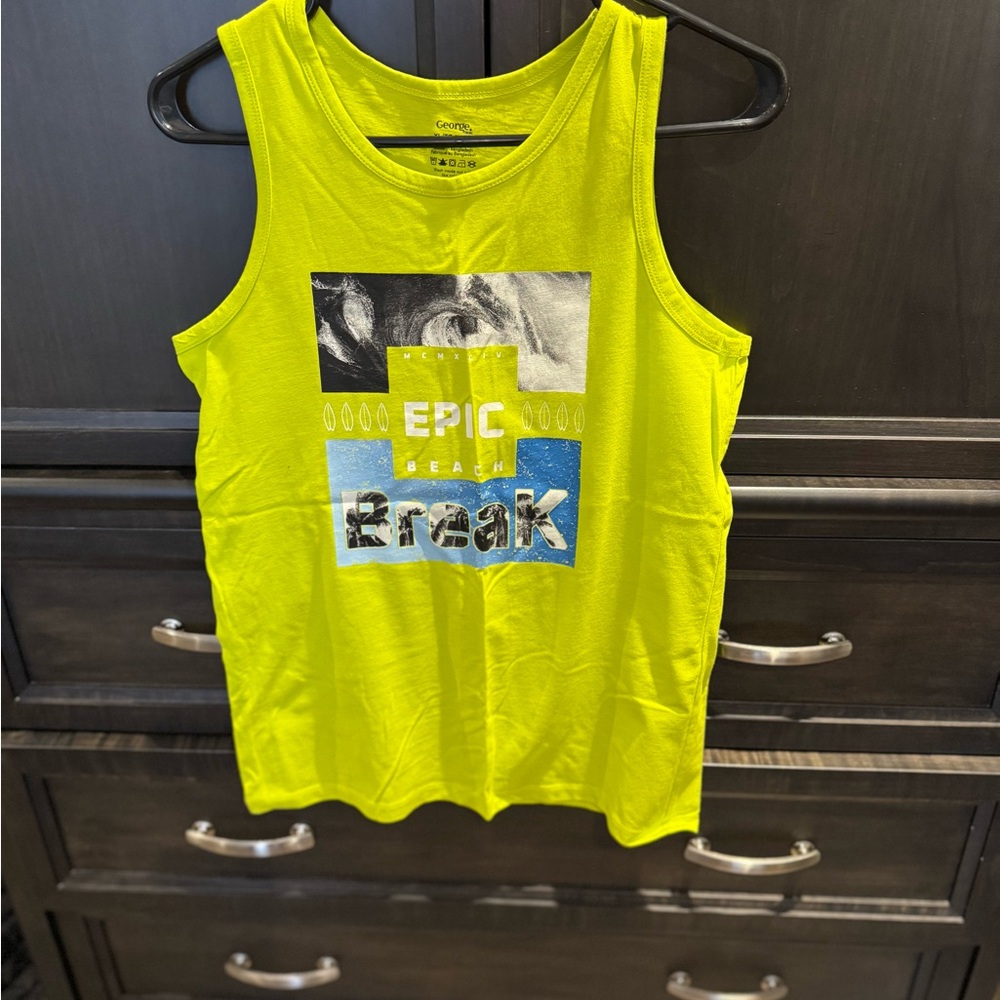 Kids Tank Top - Neon Yellow